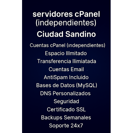 Hosting Entrepreneur (CP) | NVMe SSD Ilimitado, Email y Soporte 24/7